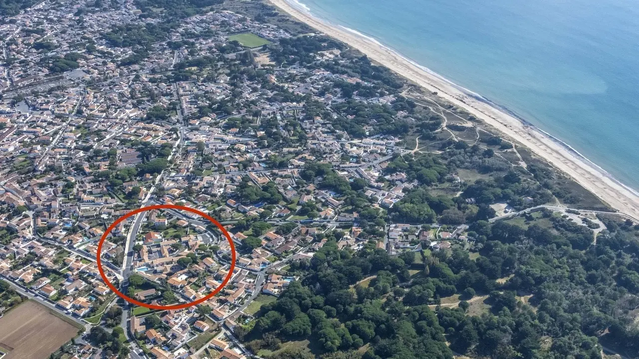 Blick auf die Lage des Hauses