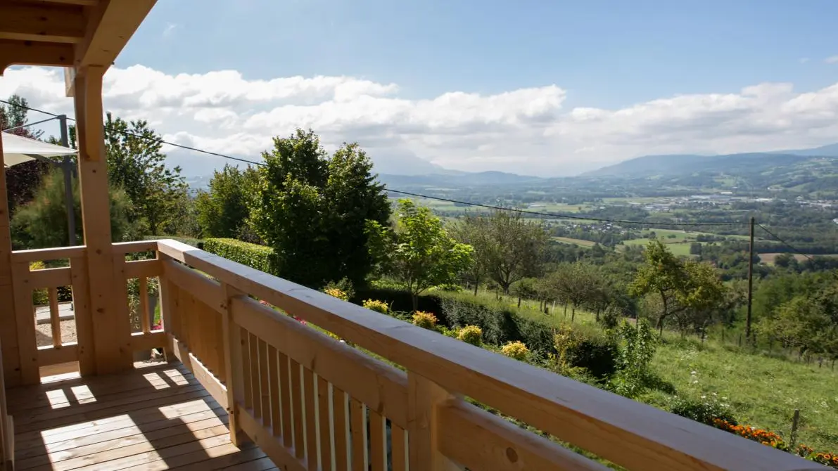 Vue depuis le balcon devant le séjour