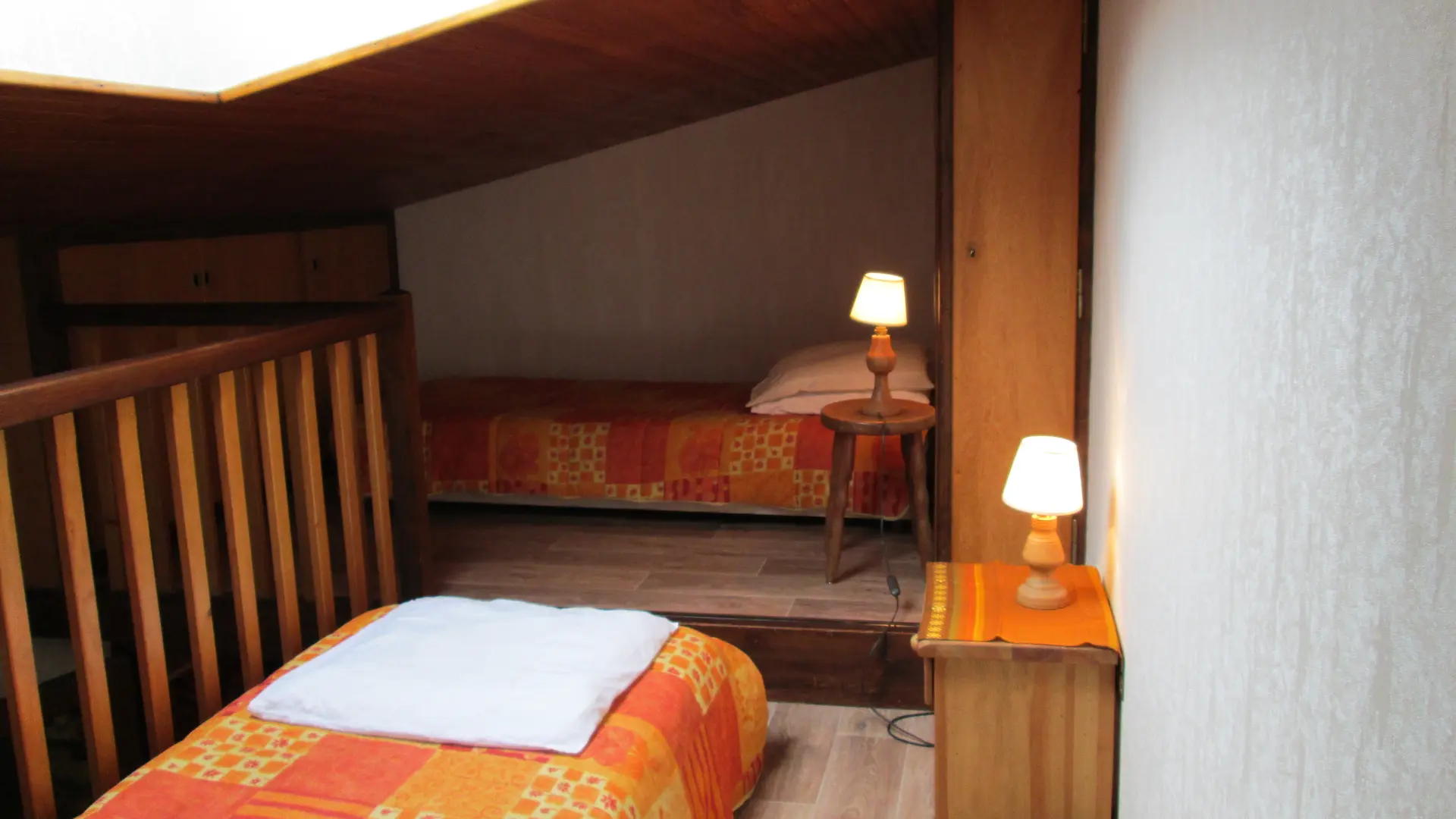 Chambre en mezzanine / Bedroom in mezzanine - Forclaz C - Le Grand-Bornand