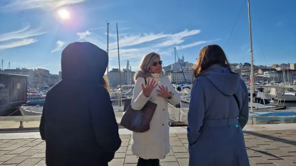 Marseille today, on the way to the Mucem