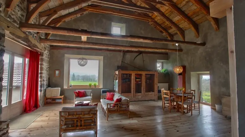 Salon d'été à la Ferme de Madelonnet