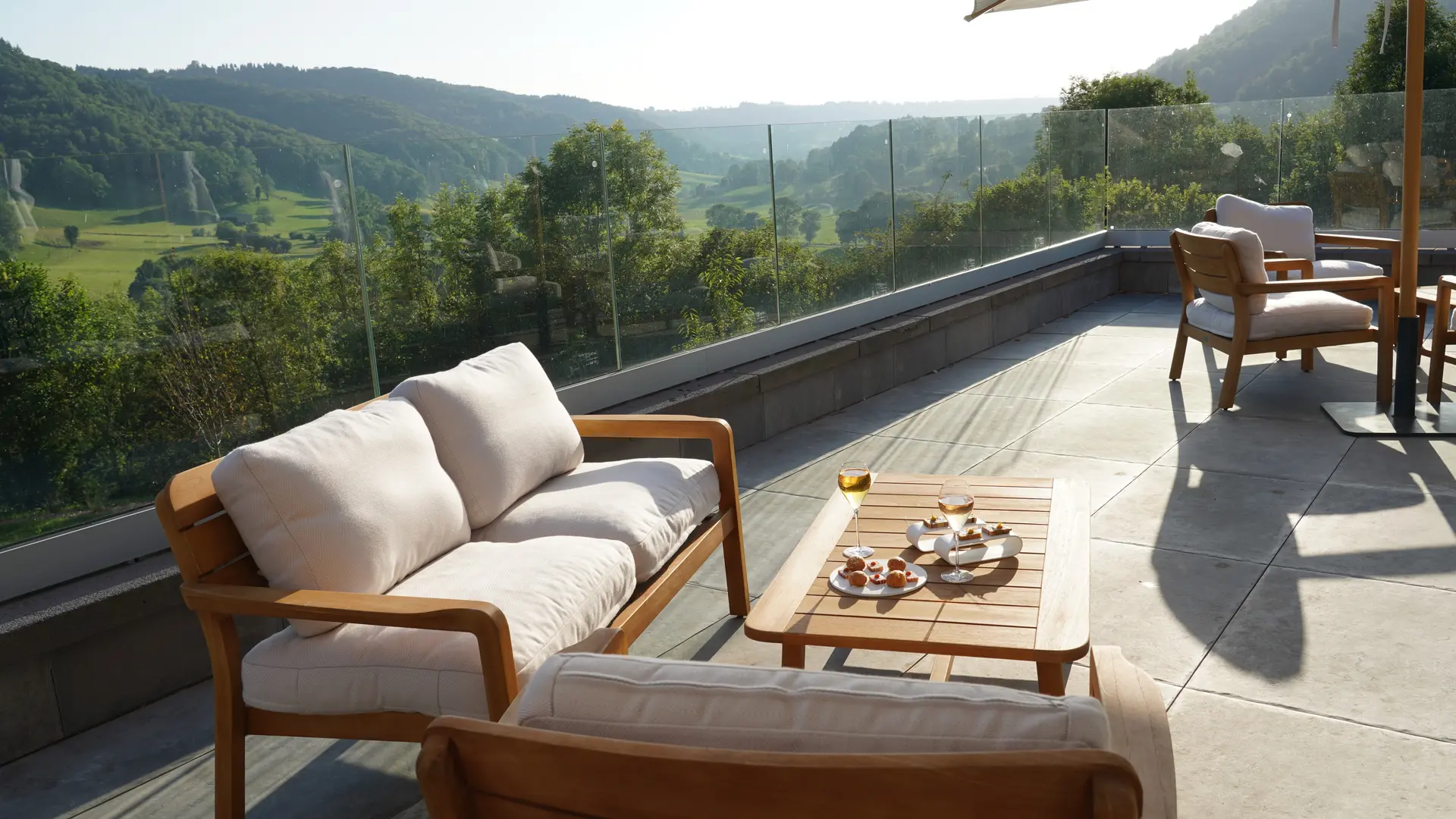 Terrasse à La Borie d'Hélipse