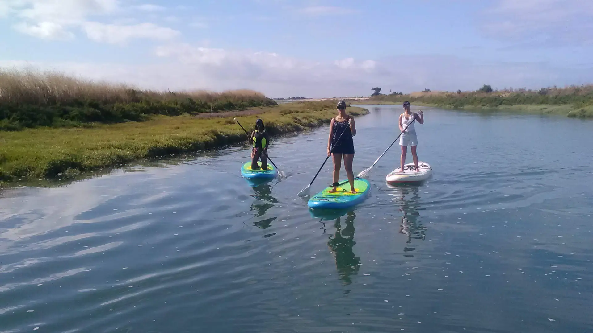 Stand-up paddle dans les chenaux du Fier d'Ars