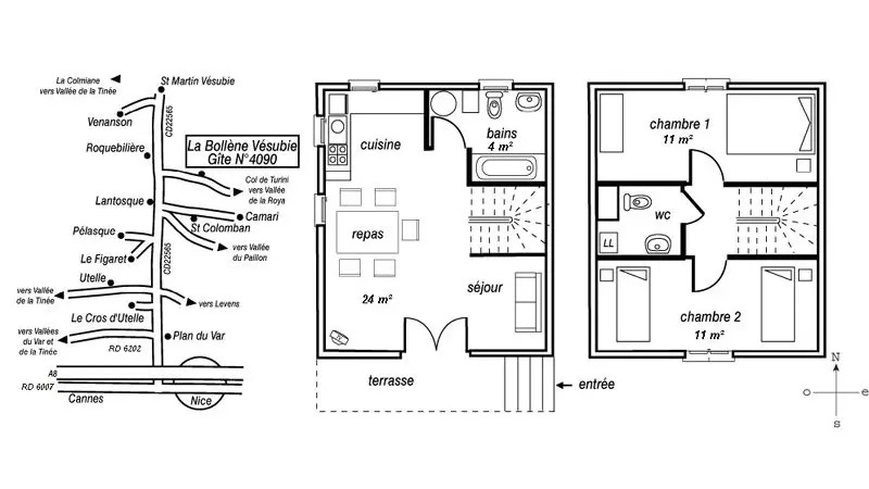 Gîte Sapin-Le plan-La Bollène-Vésubie-Gîtes de France des Alpes-Maritimes