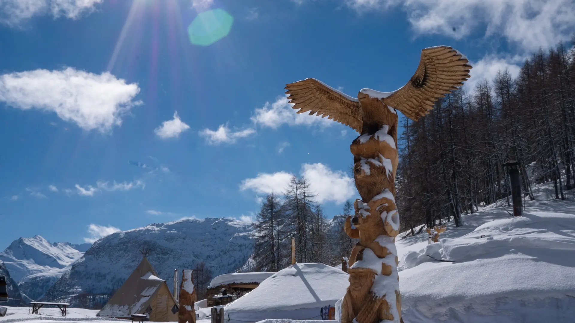 Camp trappeur_Evolution 2 _Val d'Isère