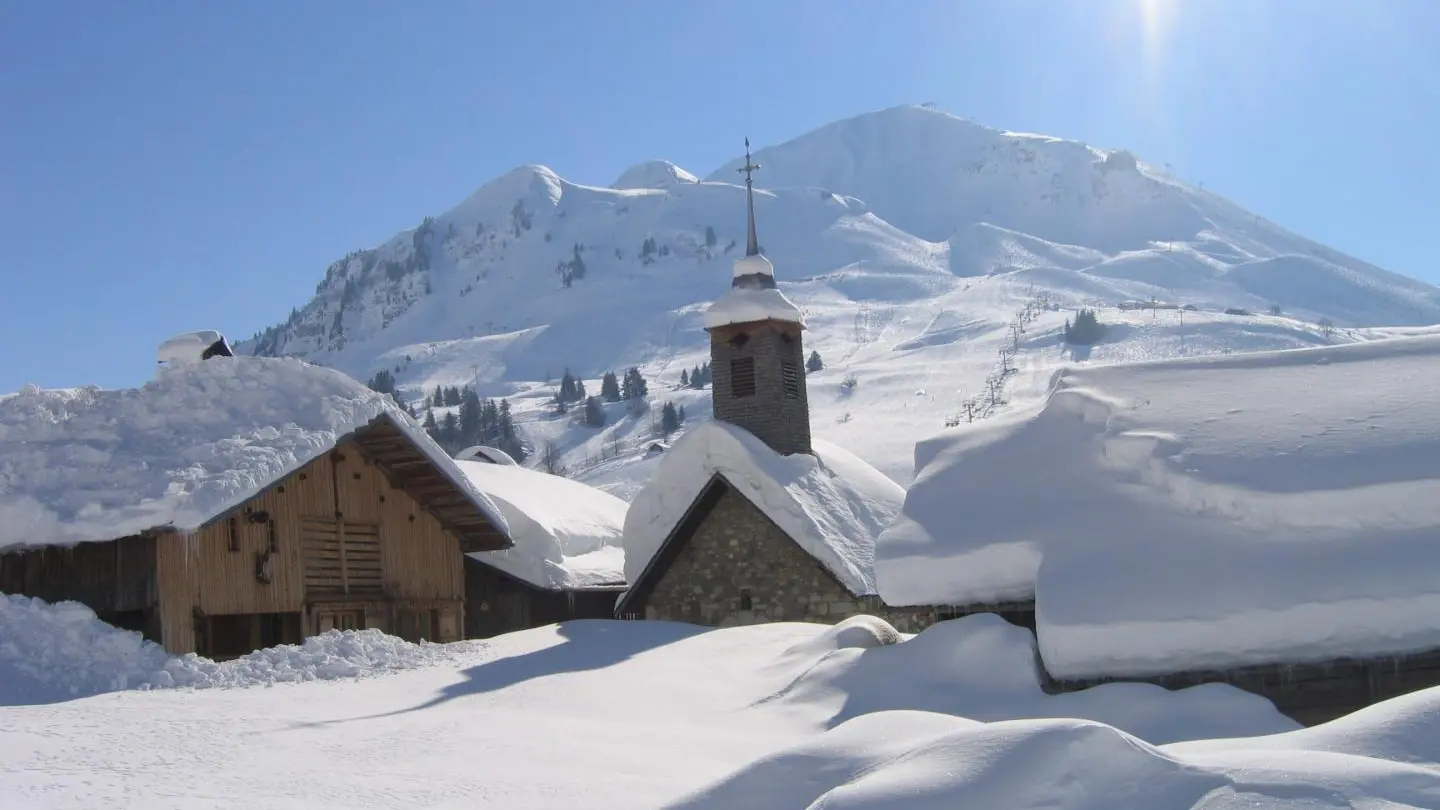 Vieux Village du Chinaillon en hiver