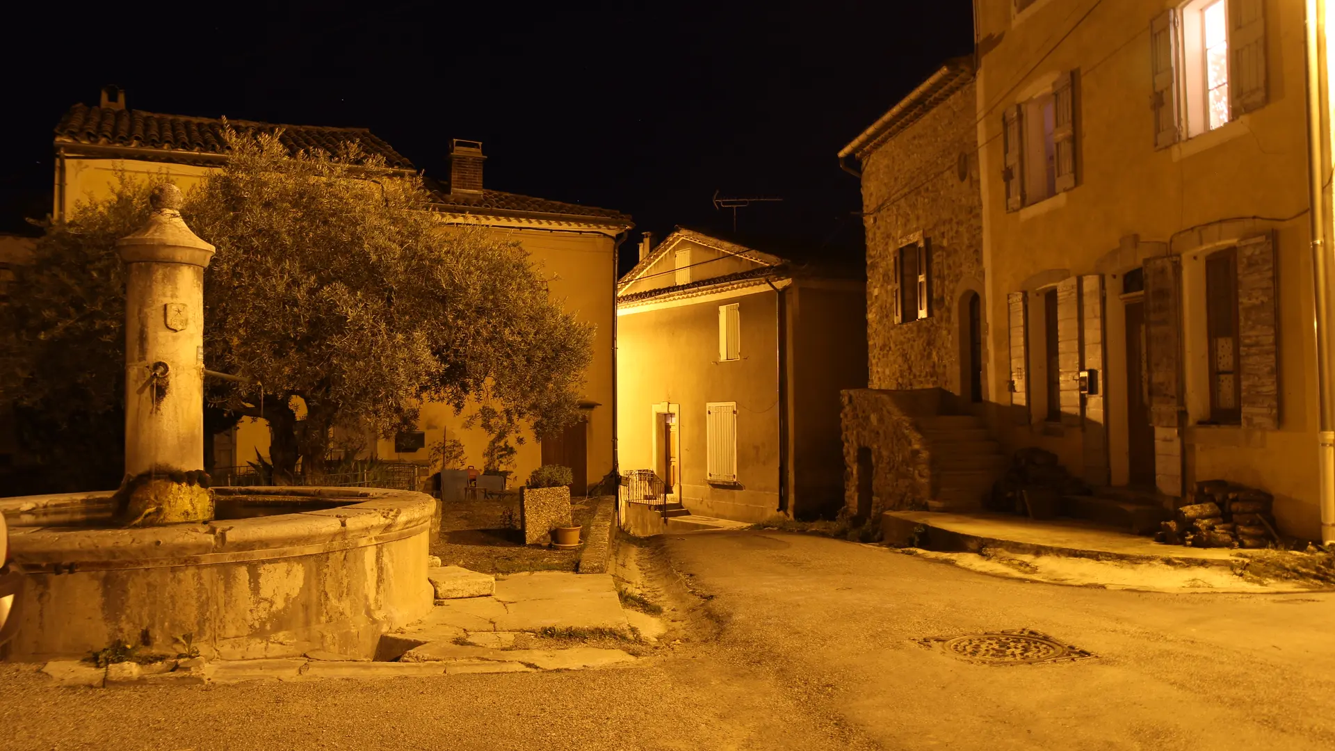 Le village de nuit