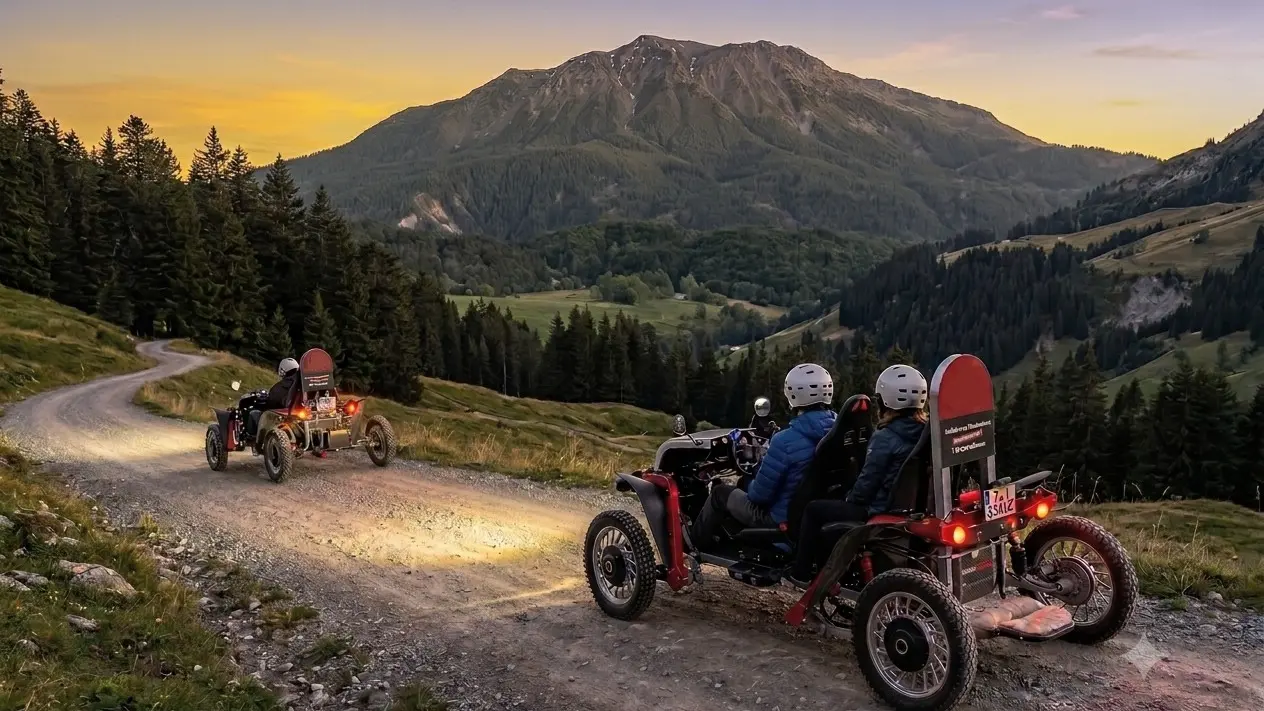 Sortie en buggy au coucher du soleil et apéro local_Montclar