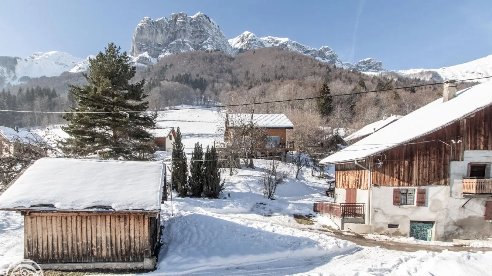 Vue du balcon à l'étage