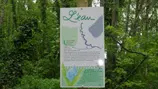 Panneau sur le sentier du Marais des Bidonnes