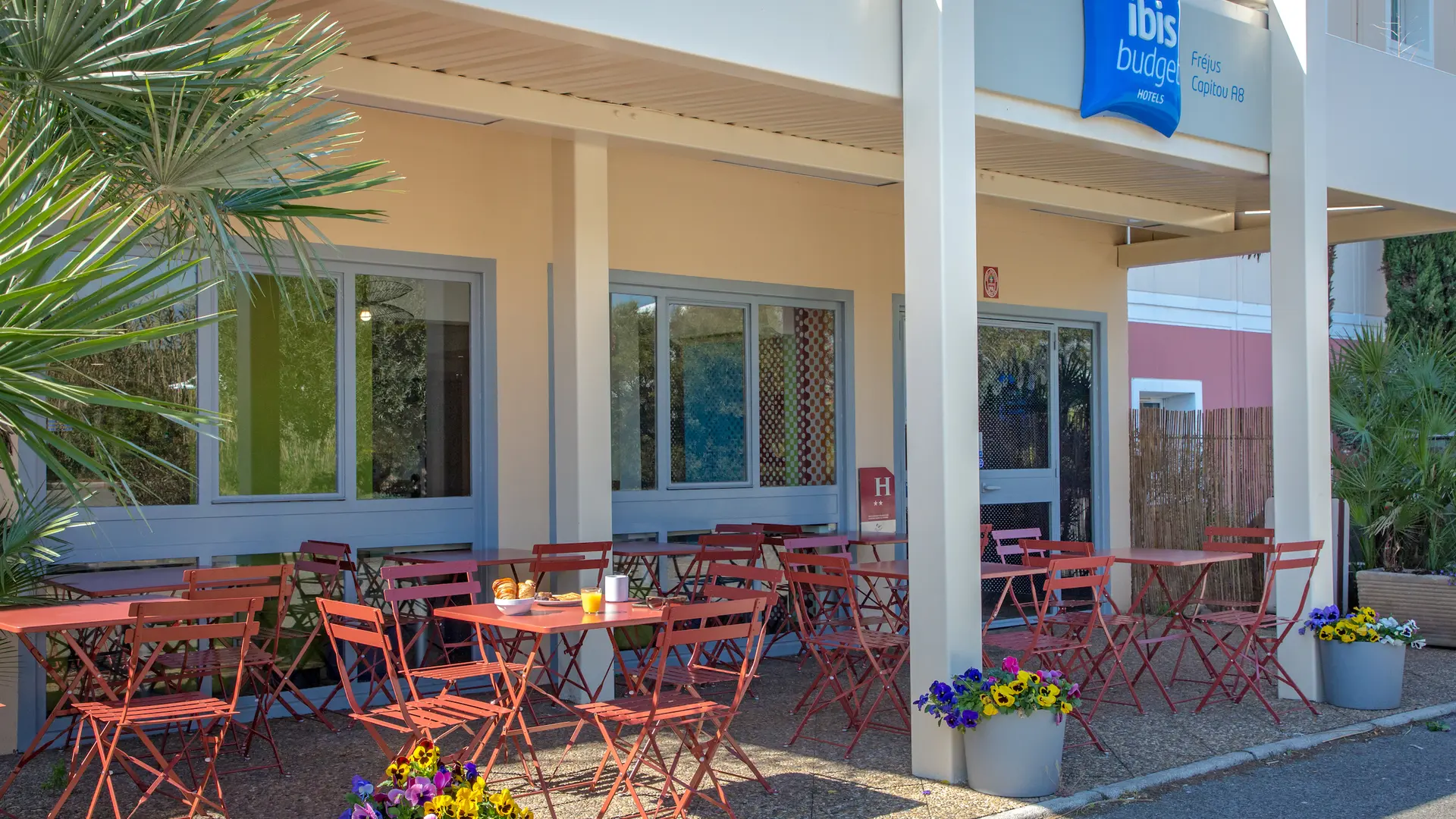 Terrasse de l'hôtel