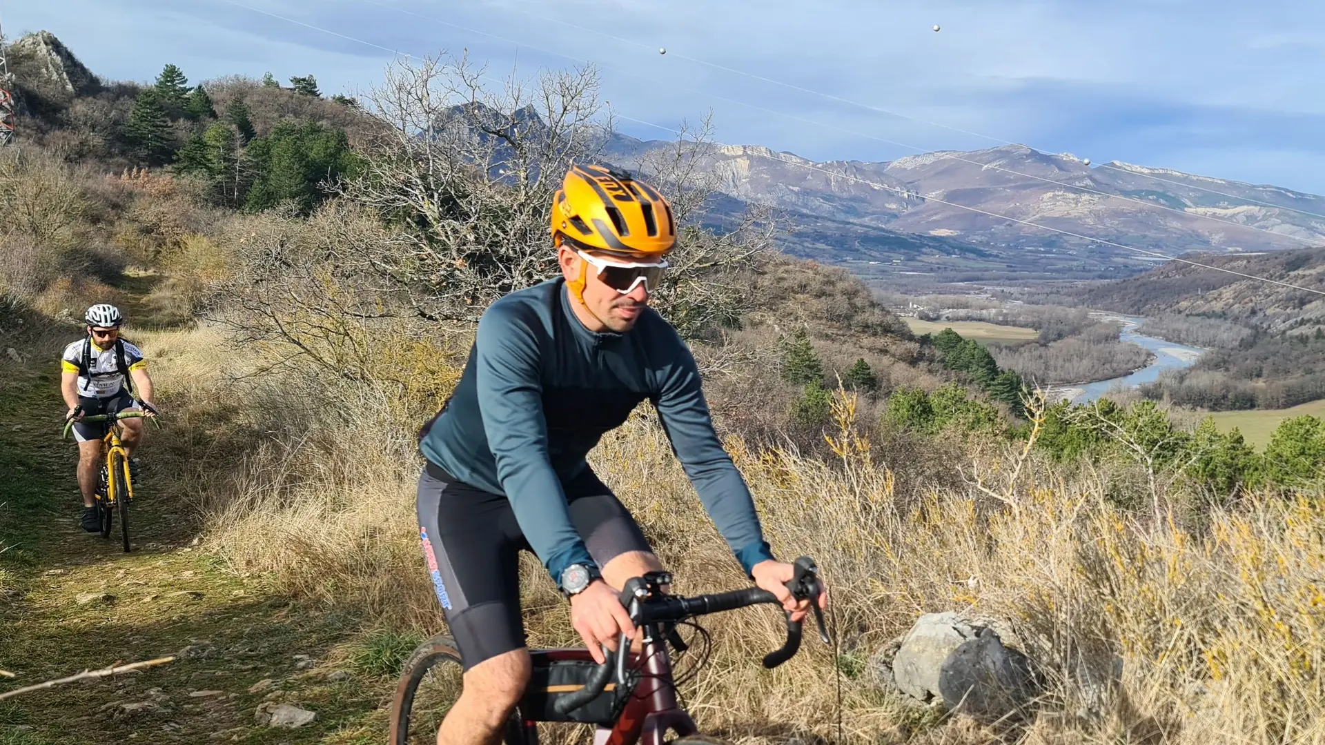 Panorama sur les rives du Buëch