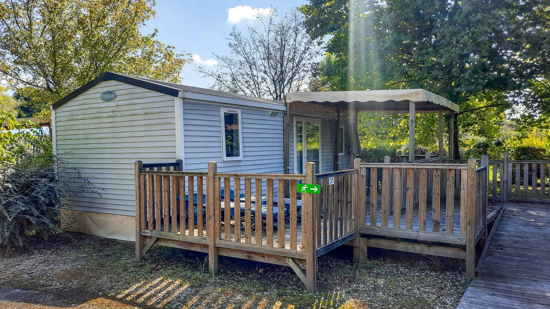 Mobil-home accès PMR