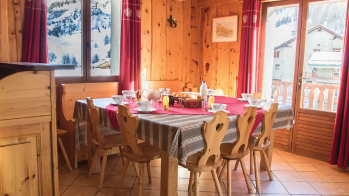 Salle à manger - Chalet Bazel Val d'Isère