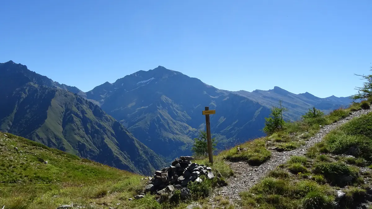 Itinéraire de randonnée jusqu'au Col du Cendrier
