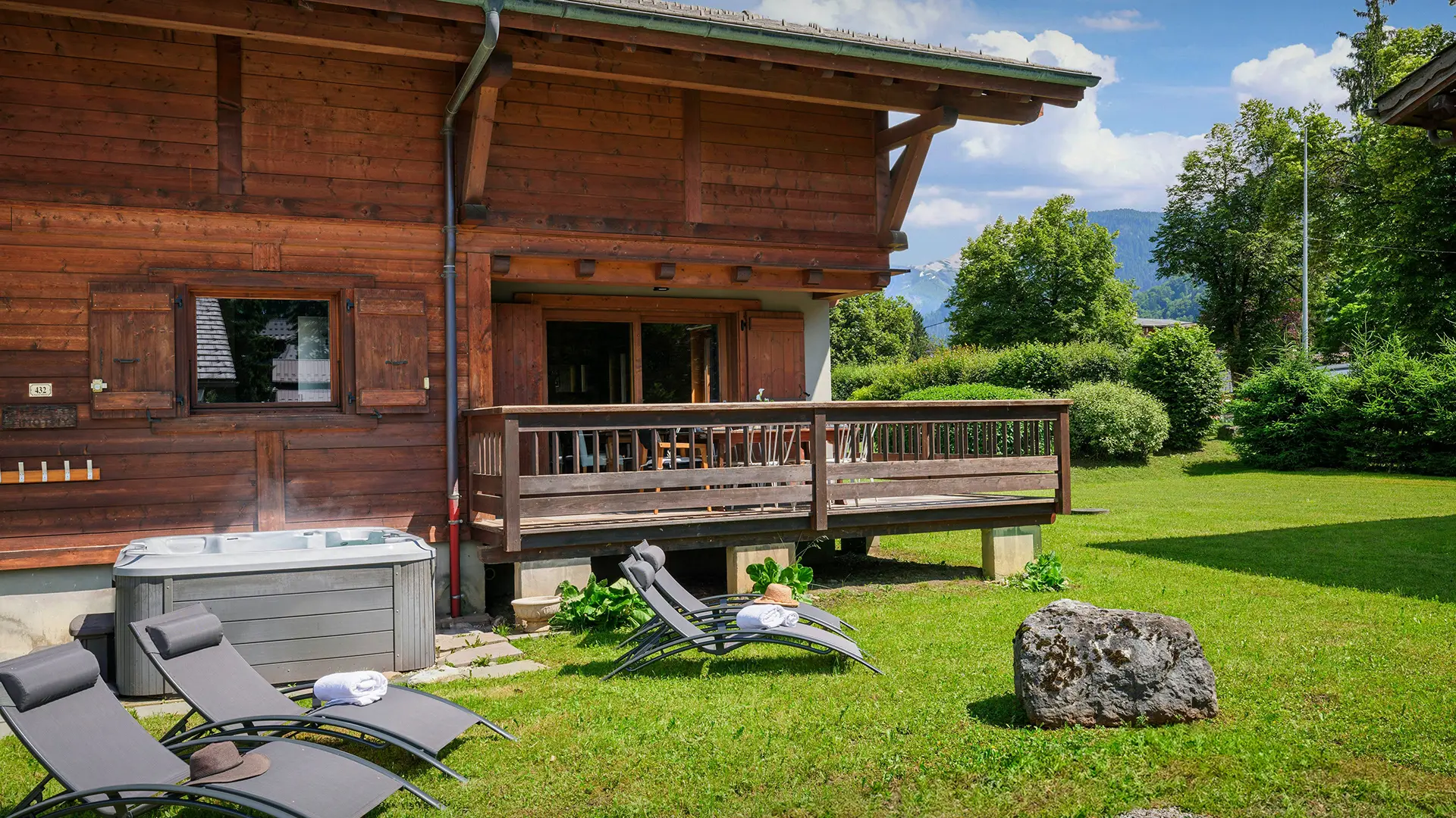 Vue exterieur du chalet Timothy