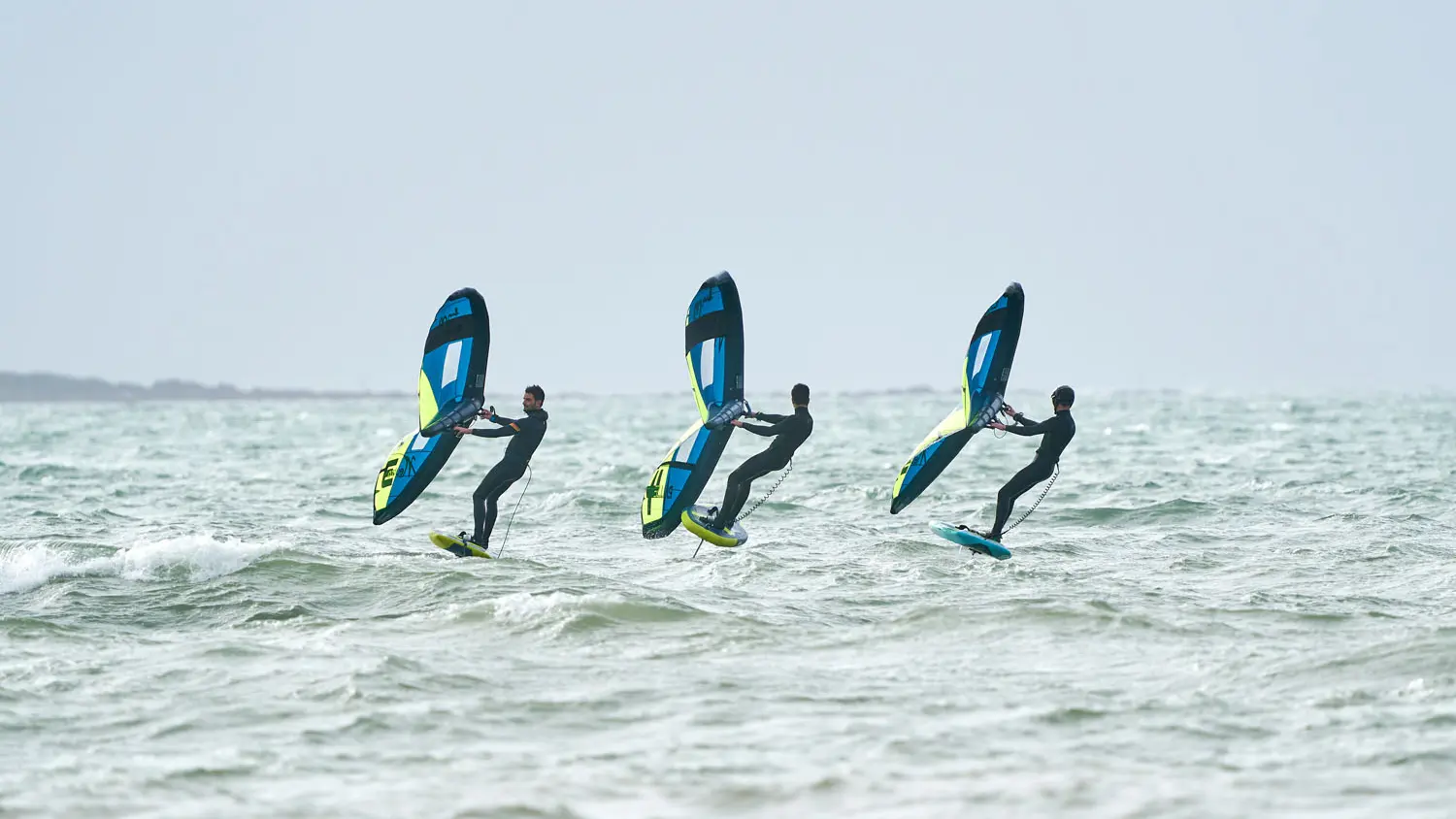 Wingfoil en groupe