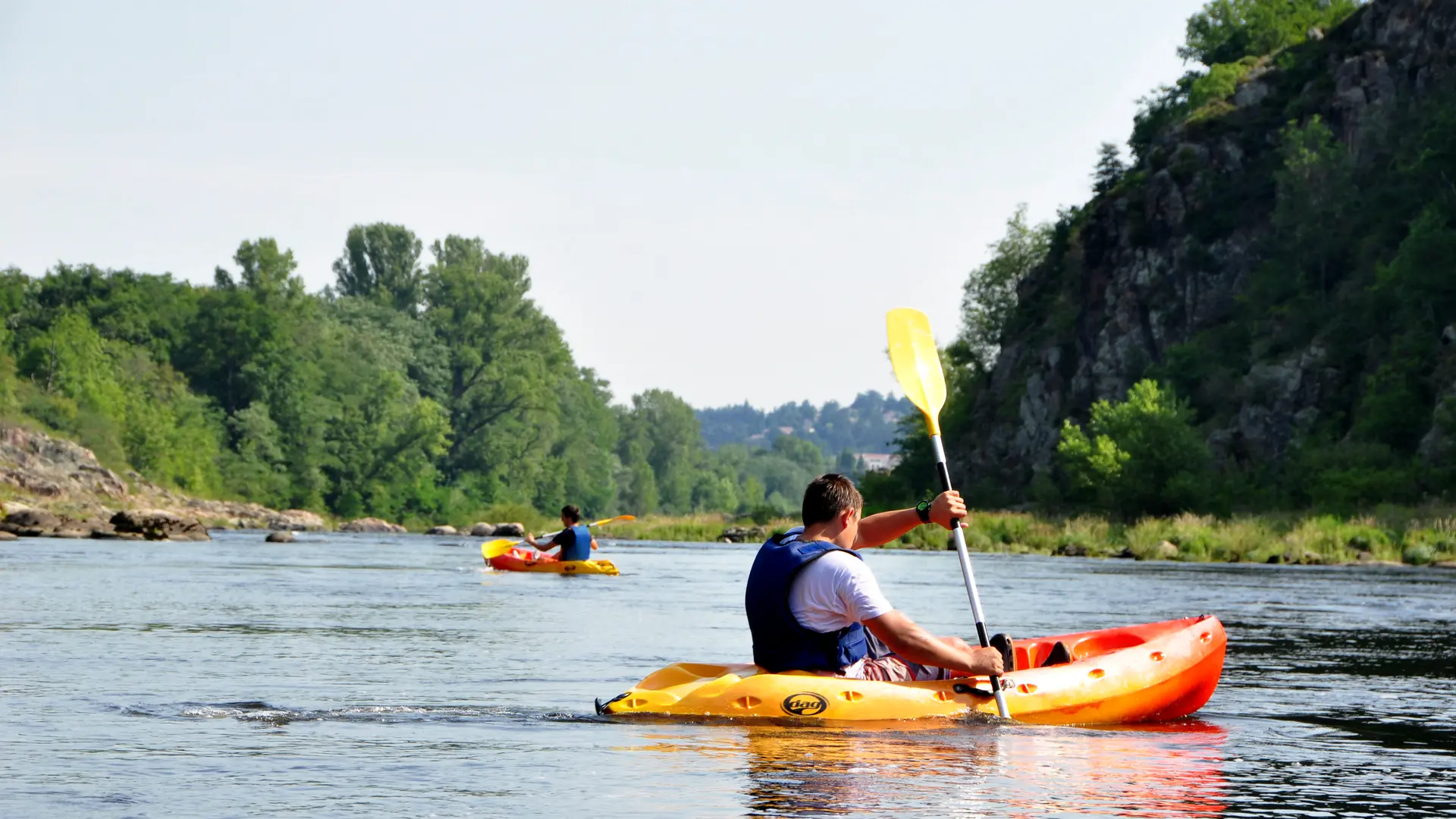 Canoë sur le Lac de Grangent