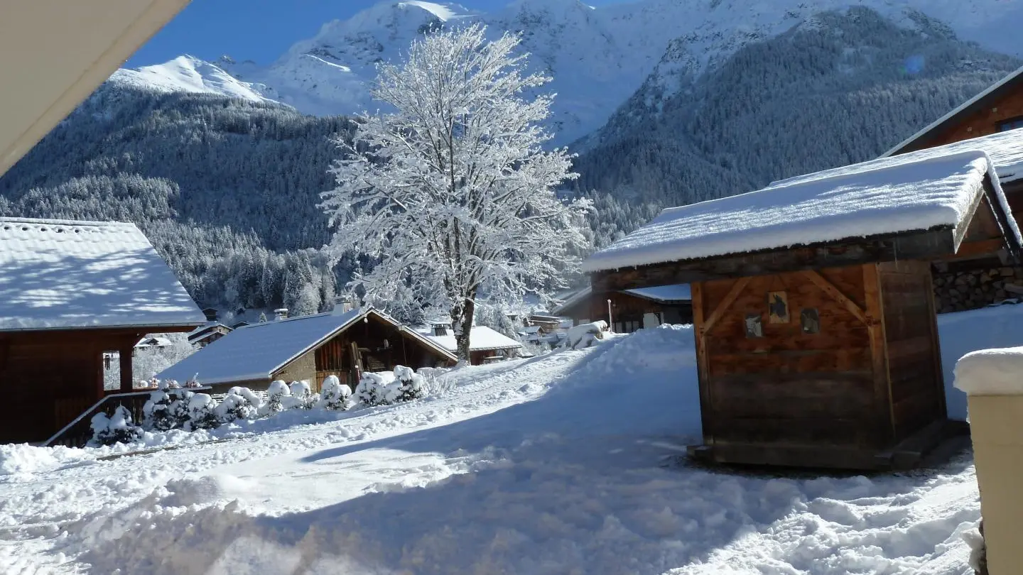 vue depuis le séjour façade sud
