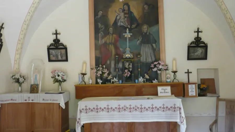 L’autel de la chapelle