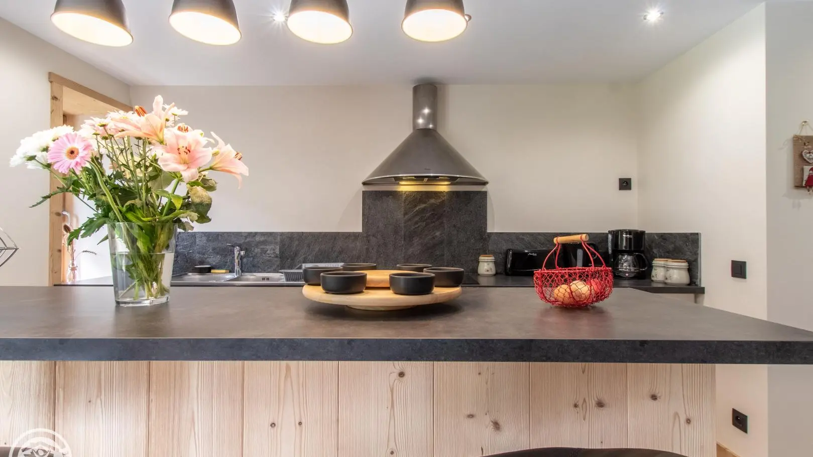 Cuisine avec îlot/bar