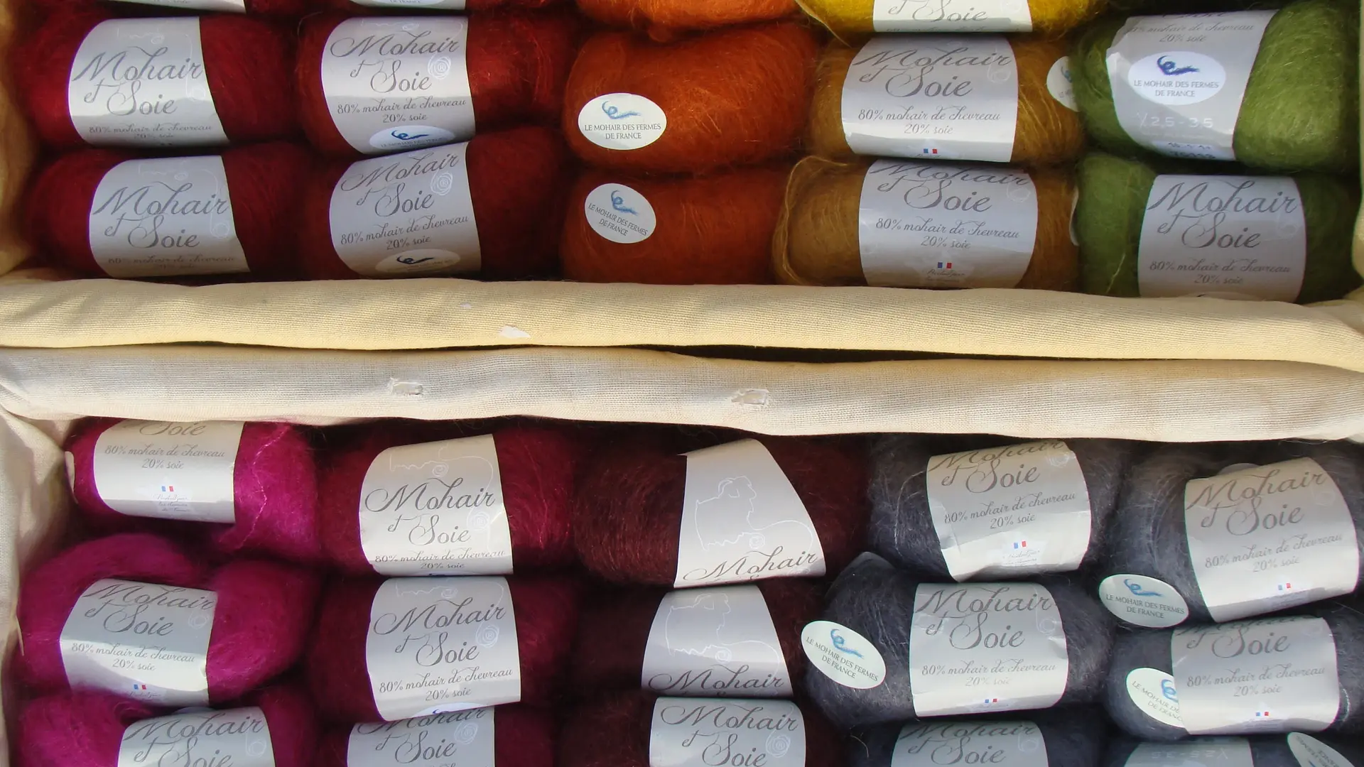 Le Mohair en arc-en-ciel