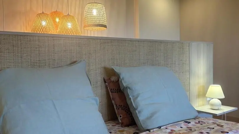Détail de la chambre .