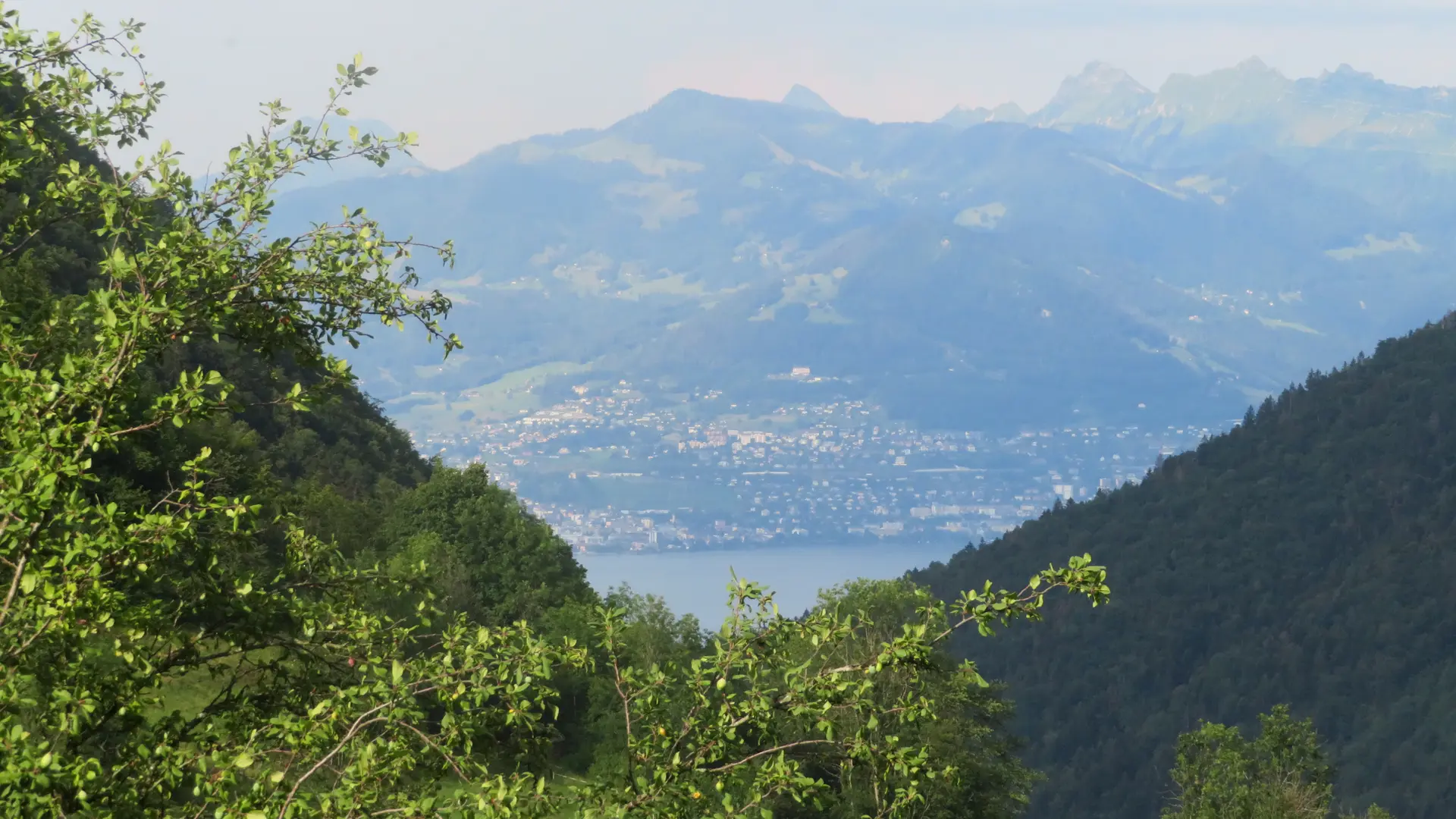 Vue sur le lac Léman