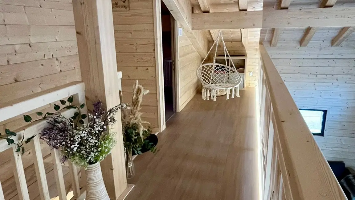 Couloir menant aux chambres