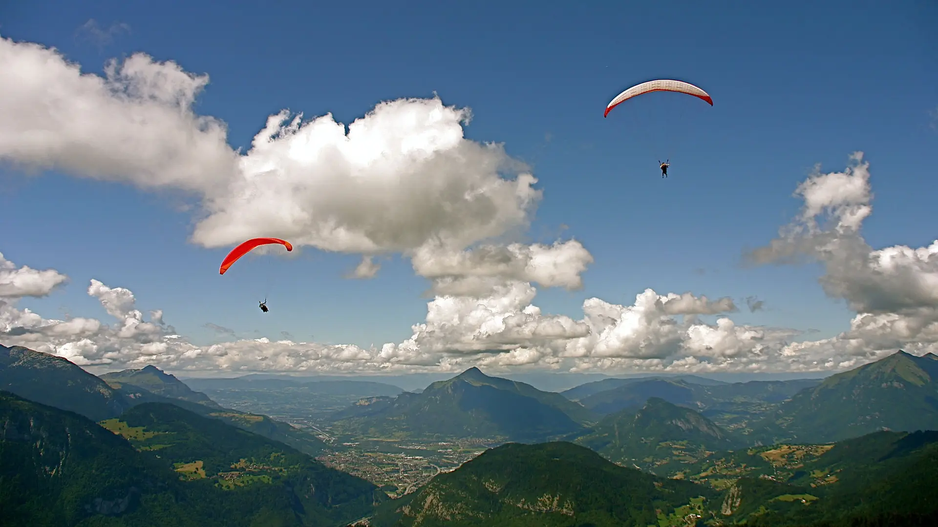 Vol en parapente