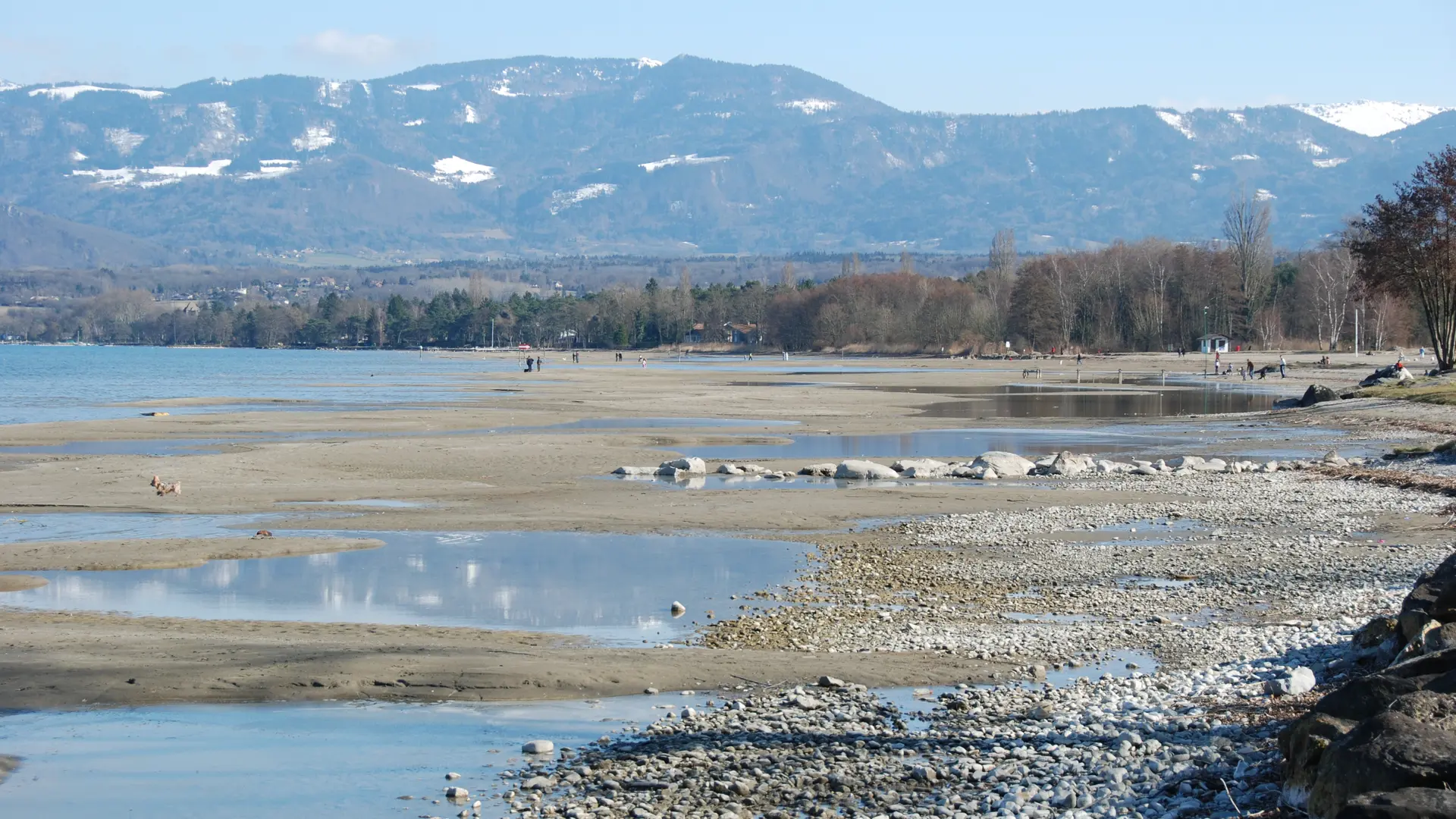 Plage en hiver