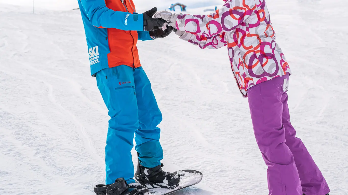 Cours privé de snowboard