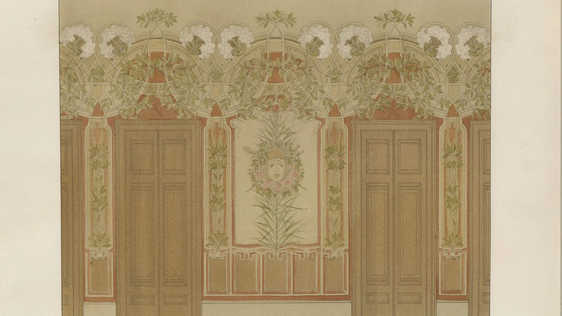 Extrait de la décoration picturale au XXe siècle