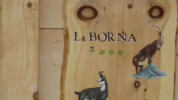 Panneau La Borna réalisé par Marie-Claude