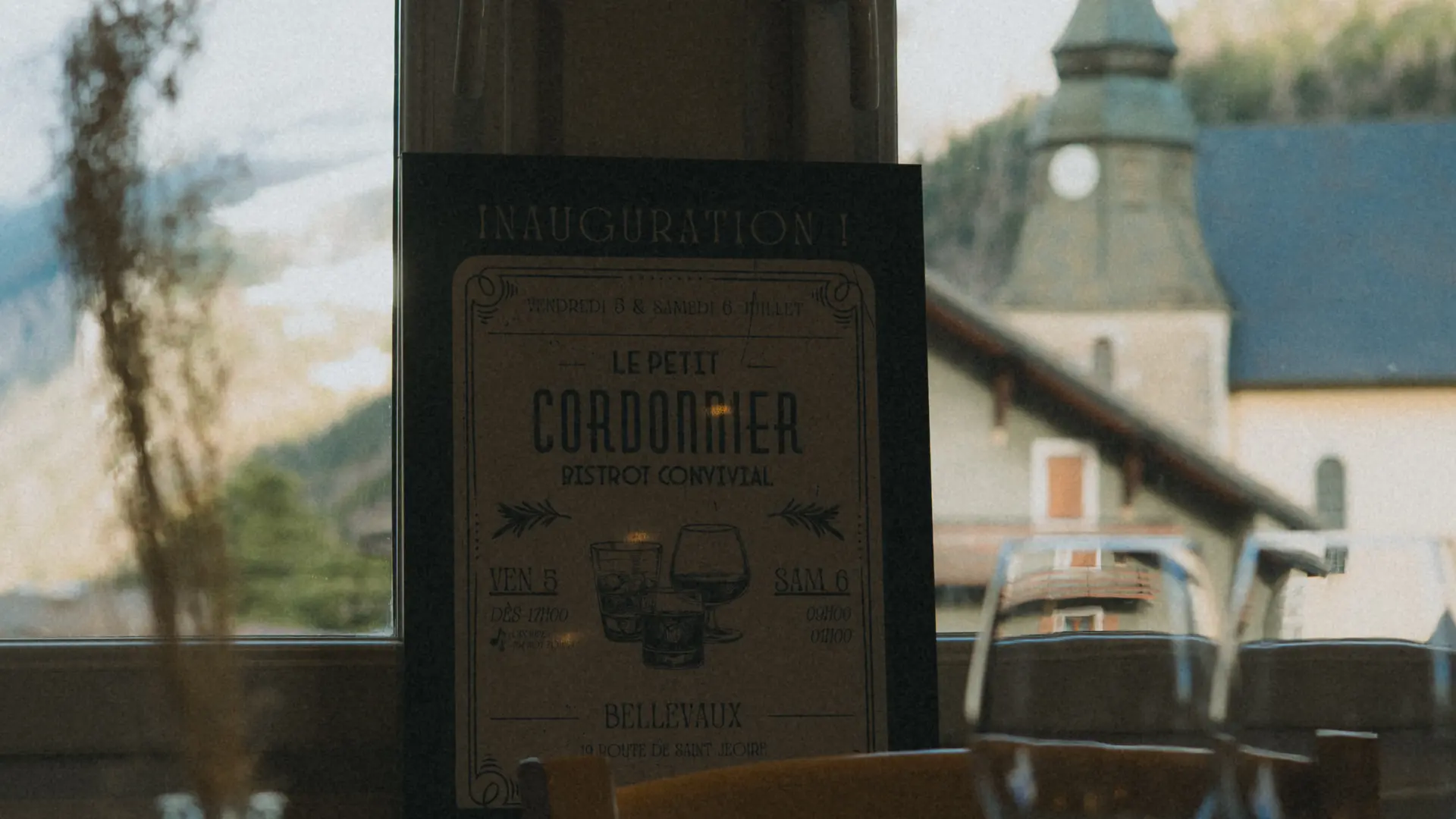 Restaurant au cœur du village