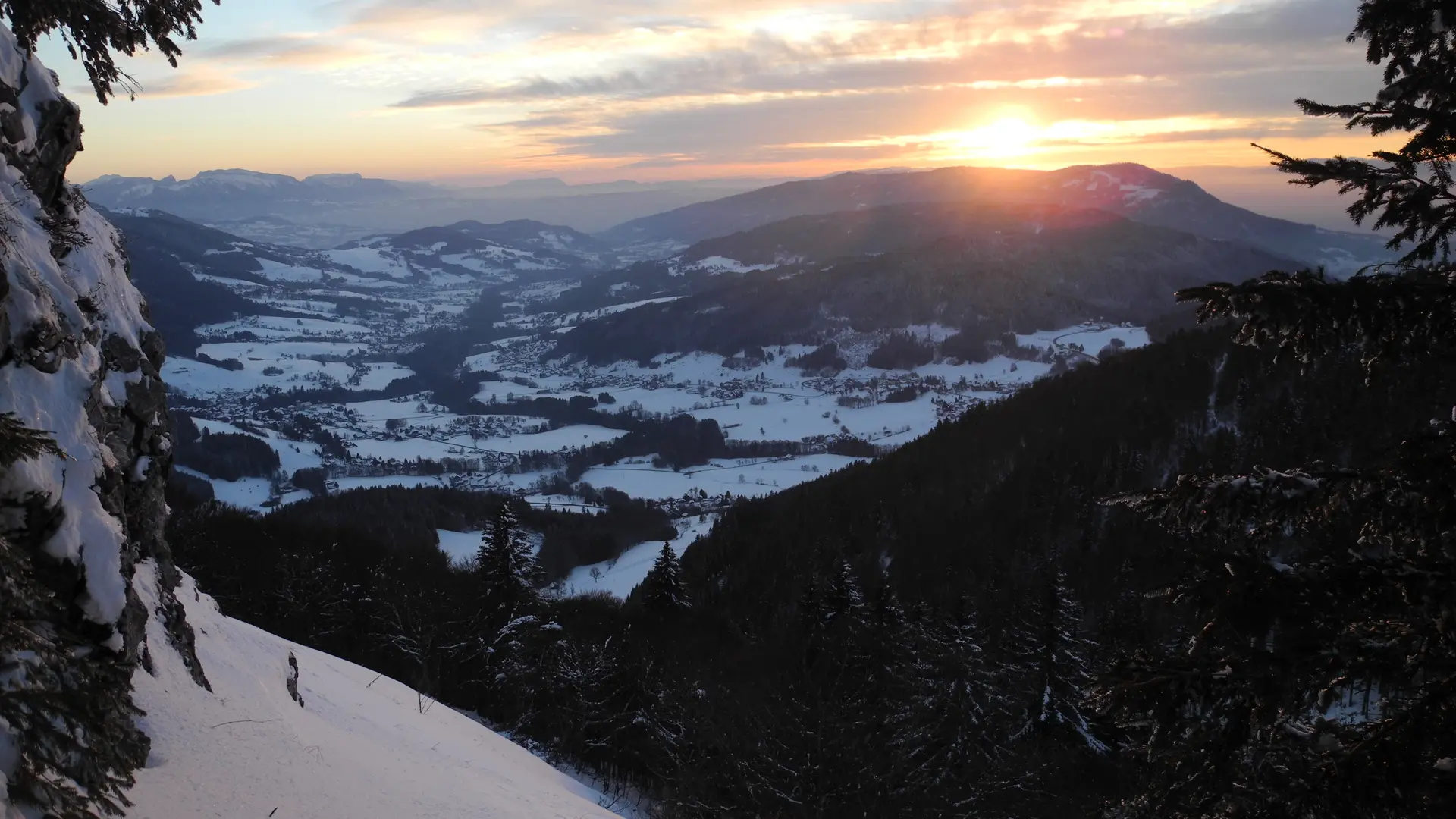 Vue sur la Vallée Verte