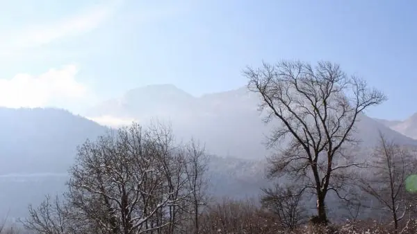 Vue sur les montagnes