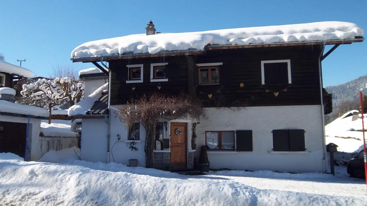 Entrée chalet extérieur - Hiver