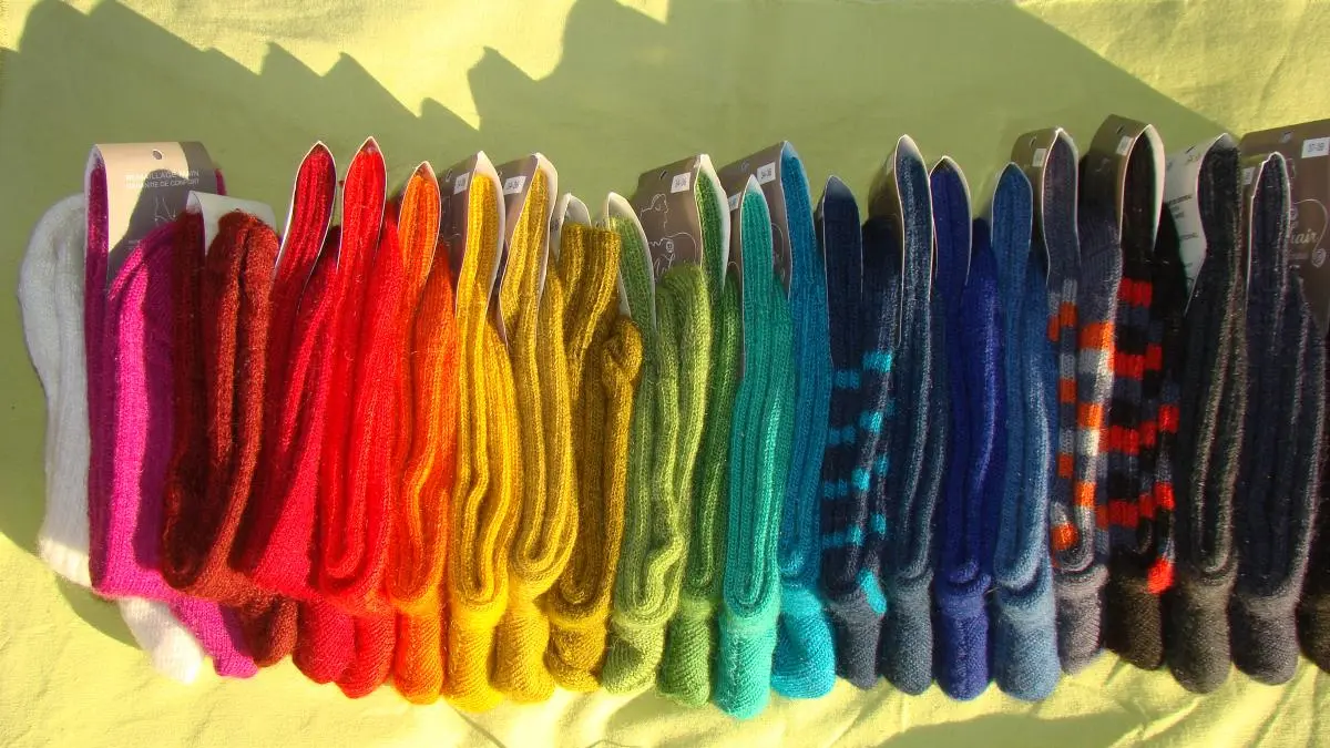 Le Mohair en arc-en-ciel