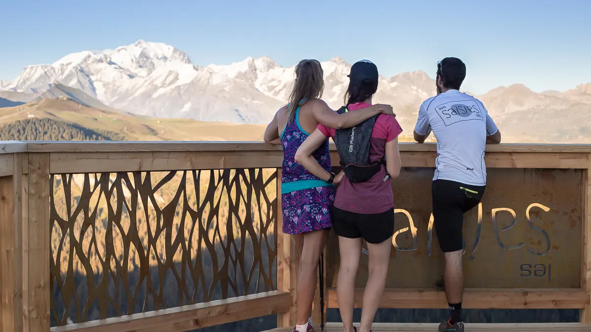 Balcon sur le Mont-Blanc aux Saisies