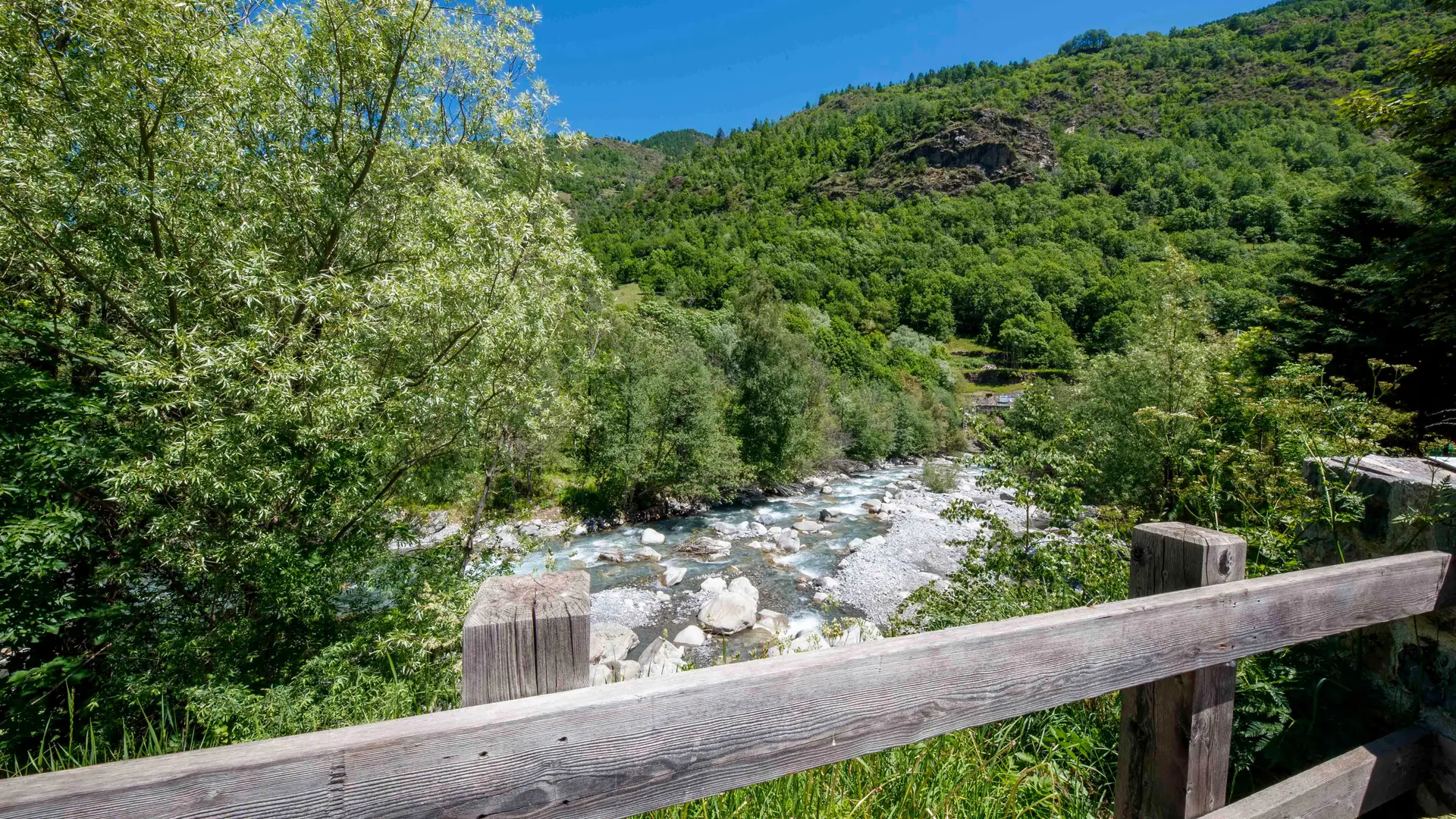 La Tinée rivière sauvage et naturelle peuplée de truites Fario