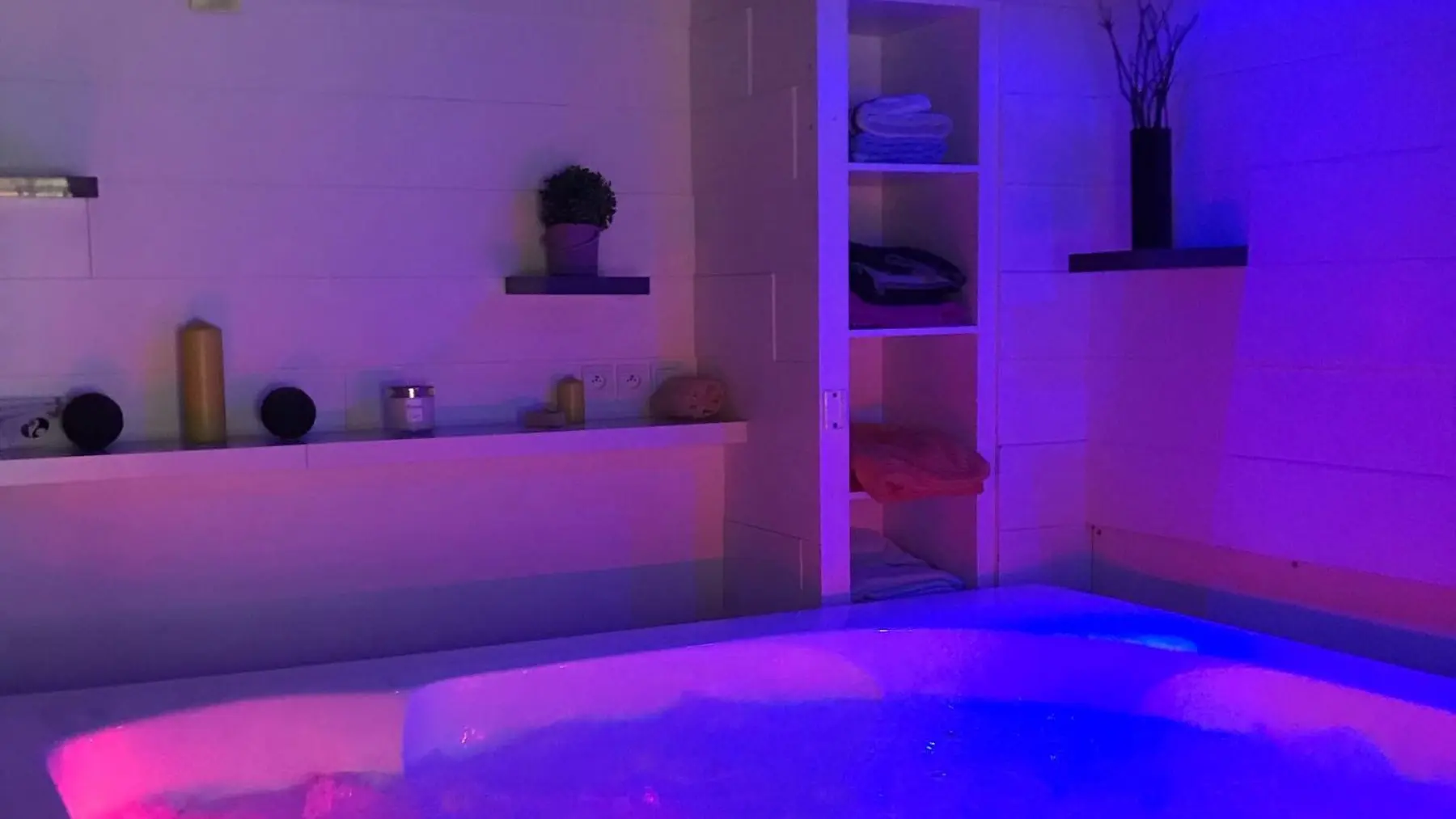 Spa avec lumières