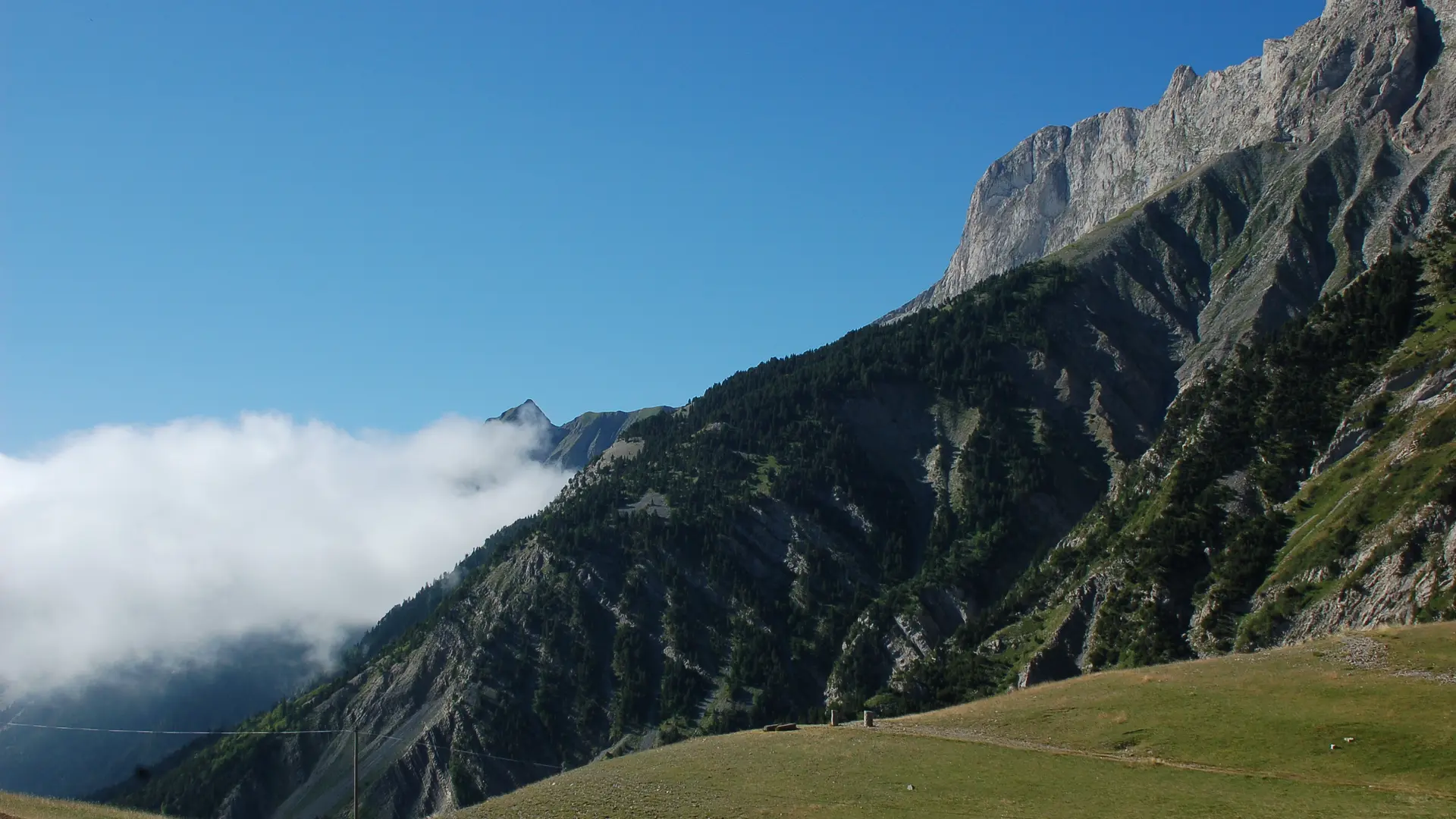 Vue du col du Noyer (Hautes-Alpes)