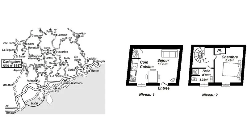 Gîte N°1 Espace des Oliviers-Le plan-Castagniers-Gîtes de France des Alpes-Maritimes