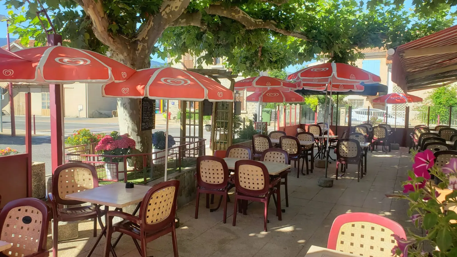 Terrasse du restaurant