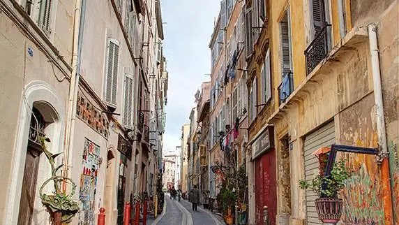 Une des rues du Panier