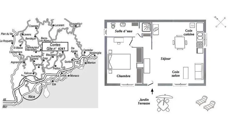 Gîte Tranquille-Le plan-Contes-Gîtes de France des Alpes-Maritimes