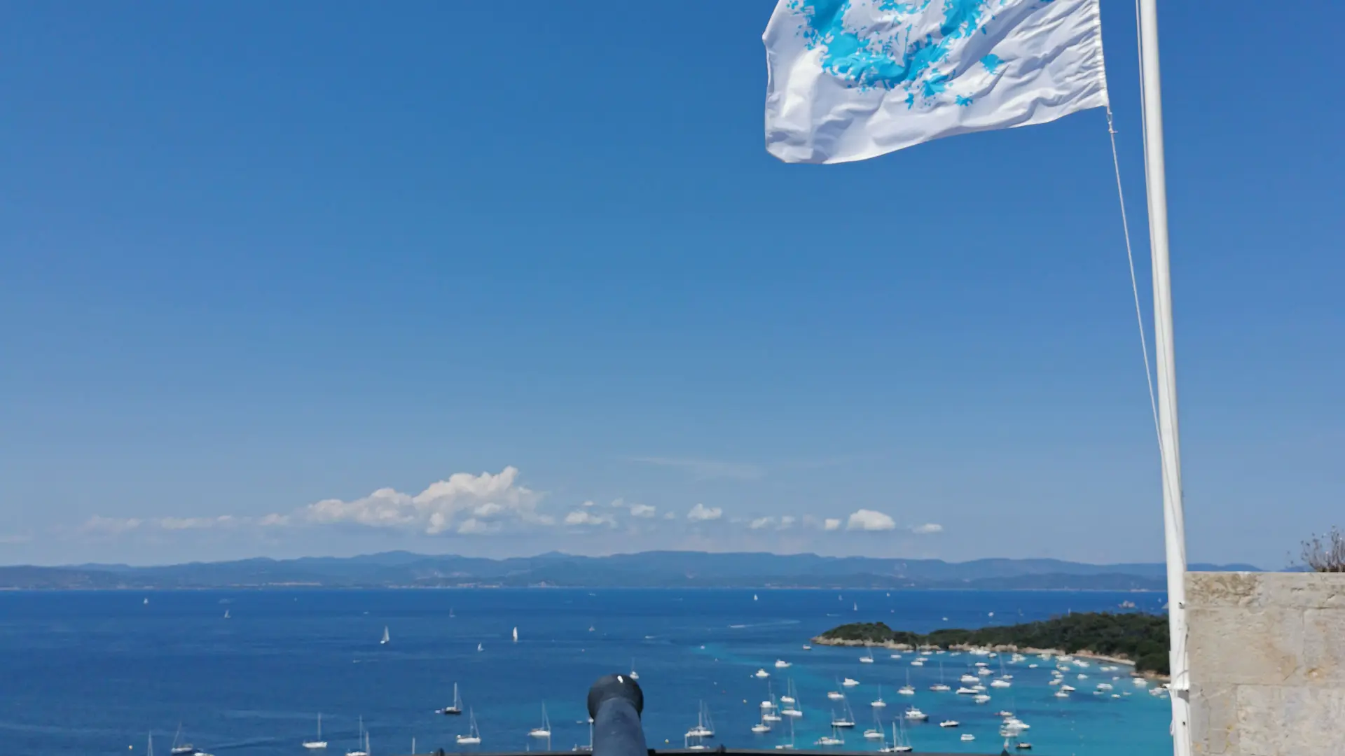 Sur la terrasse du Fort Sainte Agathe