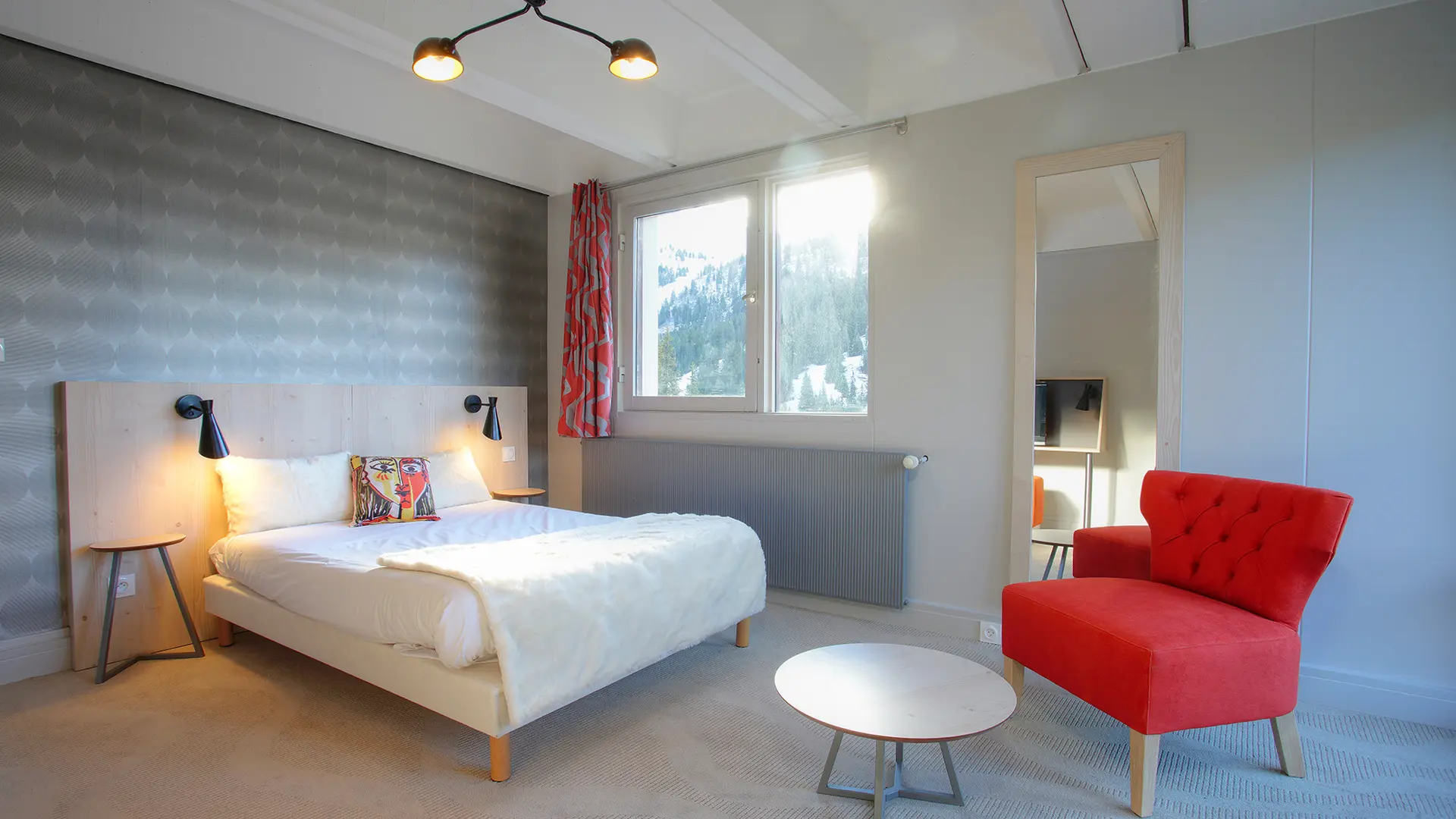 Chambre avec 1 lit double