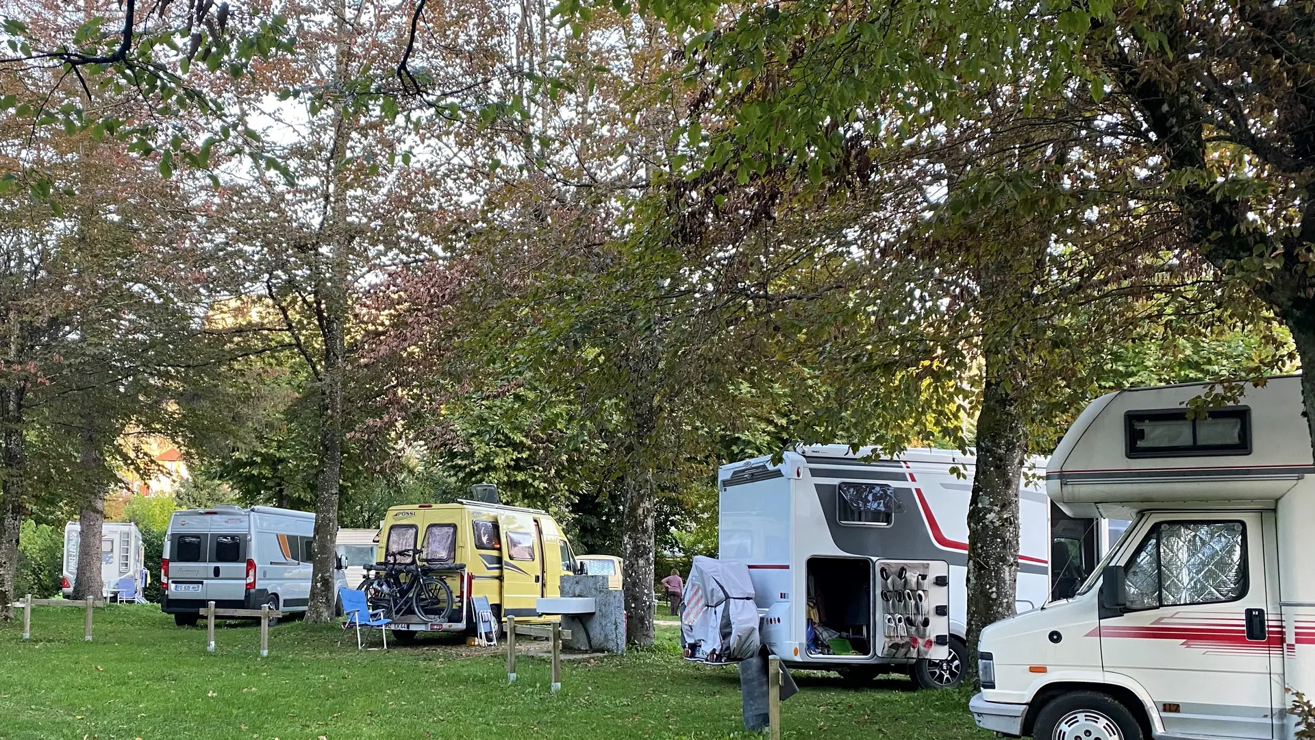 Emplacement camping-car